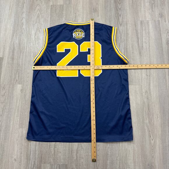 University of Michigan Wolverines Basketball Jersey Men's XL Maize Rage Hoops - Picture 7 of 7